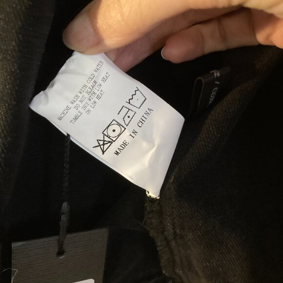 Denim jacket trendy oversized cropped star-studded - NWT - Picture 7 of 7